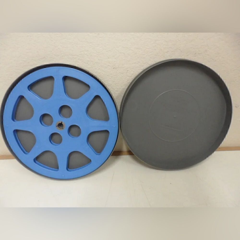 Original PlioMagic Plastic Film Can  Cat No 22008 with Empty 12" x 3/8” Reel